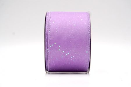 Purple_Glittery Solid Color Wired Ribbon_KF9061GC-11-11