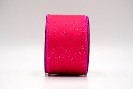 Magenta_Glittery Solid Color Wired Ribbon_KF9061GC-40-40