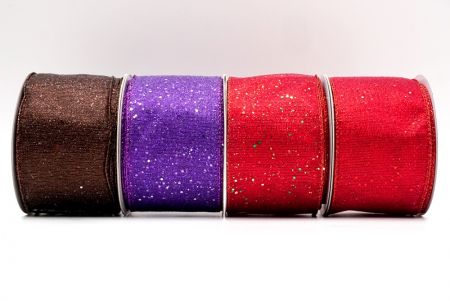 Metallic Glittery Wired Ribbon_KF9064.KF9065