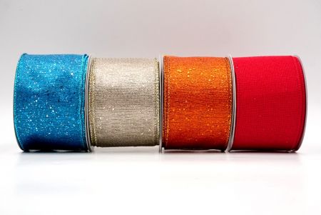 Metallic Glittery Wired Ribbon_KF9064.KF9065