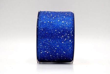 Blue_Metallic Glittery Wired Ribbon_KF9064GB-4