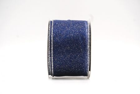 Kuningas sininen kiiltävä värijauhe langallinen nauha_KF9066G-4
