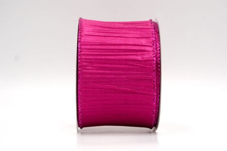 Magenta_Crinkle Wired Ribbon_KF9067GF-40