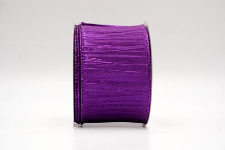 Purple_Crinkle Wired Ribbon_KF9067GP-34