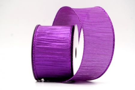 Purple_Crinkle Wired Ribbon_KF9067GP-34