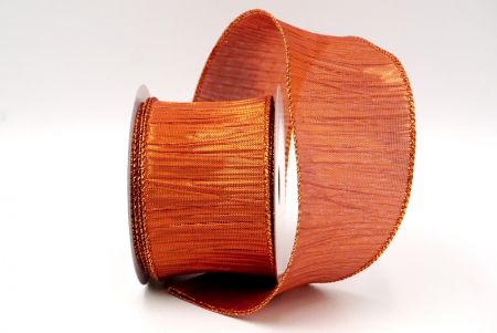 Orange_Crinkle Wired Ribbon_KF9067GZ-54