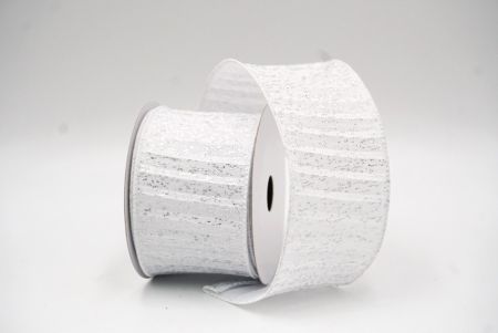 White Metallic Textured Wired Ribbon_KF9068GC-1-1