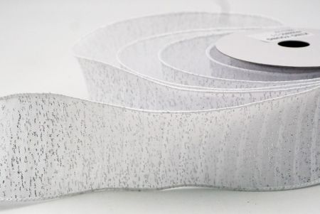 White Metallic Textured Wired Ribbon_KF9068GC-1-1