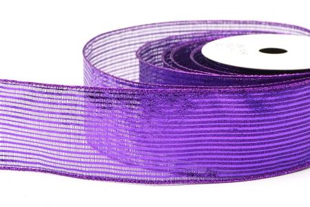 Violette Glanzende Metalen Draadlinten_KF9121GP-34