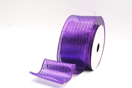 Violette Glanzende Metalen Draadlinten_KF9121GP-34