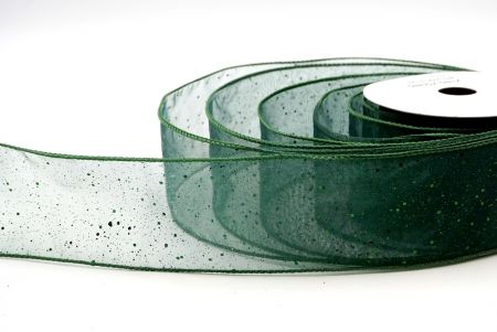 Groen_Doorzichtig Glitter Draadlint_KF9122GC-3-127