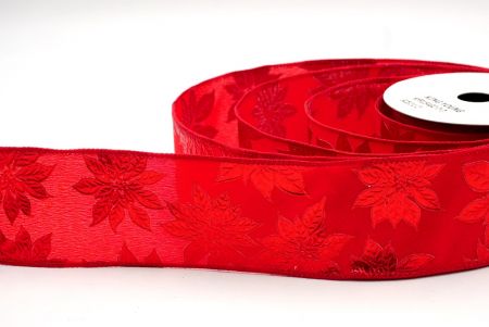 Rood_Foil Kerstster Kerst Gewikkelde Lint_KF9154GC-7-7