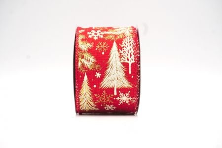 Rode Feestelijke Kerstboom Draadlint_KF9189GC-7-7