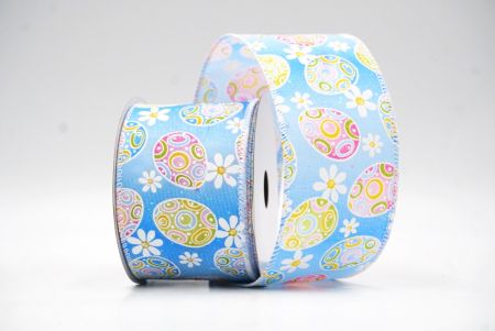 Himmelblau_2 Bunte Ostereier & Gänseblümchen Drahtband_KF9364GC-12-1
