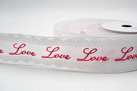 सफेद_लव स्क्रिप्ट और लेस डिज़ाइन वायर्ड रिबन_KF9374GC-1-1