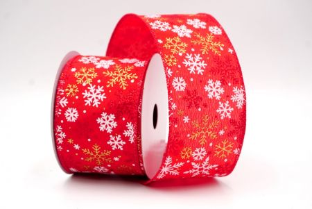 Piros_Havas Csillogó Hópehely Drótos Szalag_KF9393GC-7-7