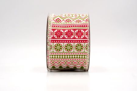 Кремовая_Скандинавская рождественская проволочная лента_KF9398GC-2-2