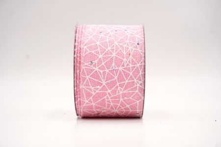 Rosa- Weiß Glitzer Funkeln Kreuzband_KF9400GC-5-5