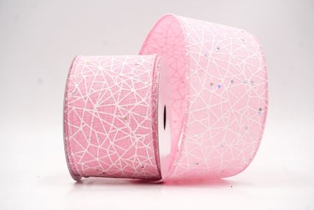 Rosa- Weiß Glitzer Funkeln Kreuzband_KF9400GC-5-5