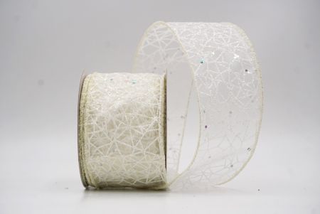 Creme Weiß Glitzer Funkeln Kreuzband_KF9401GC-2-2