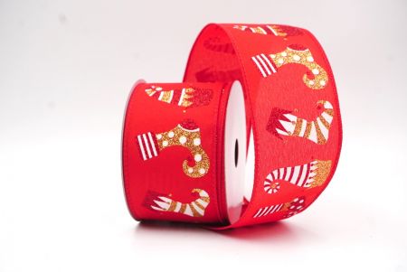 Rotes Weihnachts-Elfen-Schuh-Glitzerband_KF9411GC-7-7