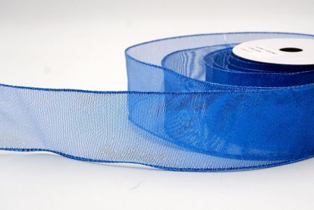 Blue_Solid Metallic Shine Wired Ribbon_KF9417GB-4