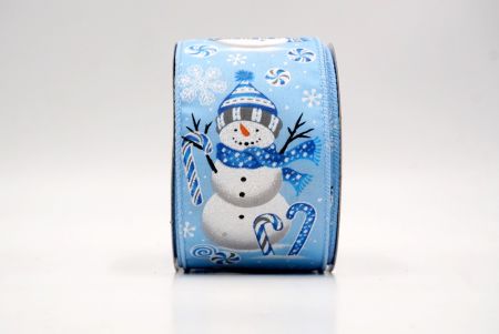 Pulvis Caeruleus_Frosty Snowman et Candy Cane Vinctum Ribbons_KF9482GC-12-216