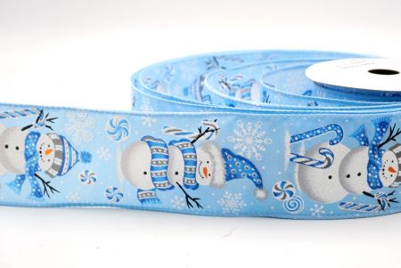 Pulvis Caeruleus_Frosty Snowman et Candy Cane Vinctum Ribbons_KF9482GC-12-216