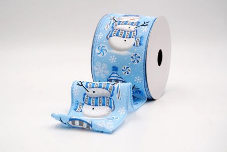 Pulvis Caeruleus_Frosty Snowman et Candy Cane Vinctum Ribbons_KF9482GC-12-216
