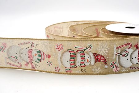 Khaki_Frigidus Nivis Homo et Dulcis Baculus Filum Ribbons_KF9484GC-13-183