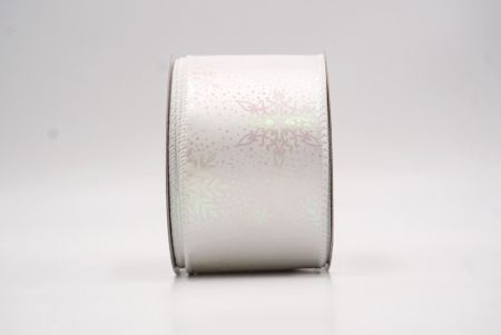 Fehér Karácsonyi Fólia Hópehely Drót Szalag_KF9492GC-1-1