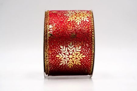 Rote_Weihnachts-Schneeflocken-Folienprint-Drahtband_KF9495G-7