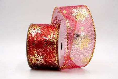 Rote_Weihnachts-Schneeflocken-Folienprint-Drahtband_KF9495G-7