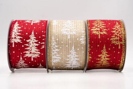 Sneeuwachtige Kerst Dennenboom Draadlint_KF9507.KF9508