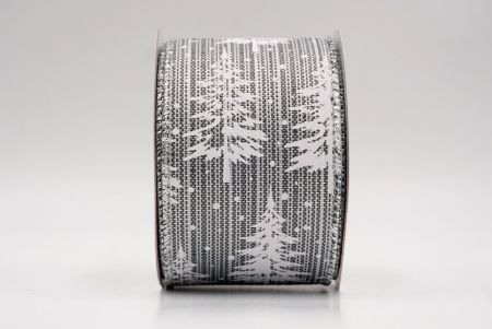 Grijs_Sneeuwachtige Kerst Dennenboom Draadlint_KF9507G-50