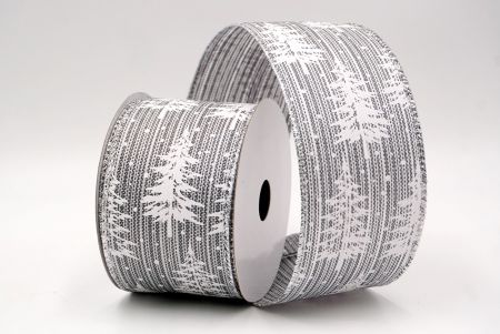 Grijs_Sneeuwachtige Kerst Dennenboom Draadlint_KF9507G-50