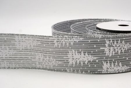 Grijs_Sneeuwachtige Kerst Dennenboom Draadlint_KF9507G-50