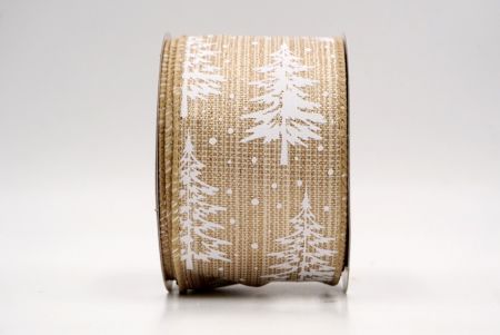 Khaki_Sneeuwachtige Kerst Dennenboom Draadlint_KF9507GC-13-183