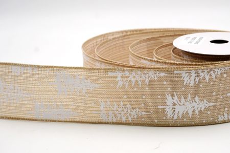 Khaki_Sneeuwachtige Kerst Dennenboom Draadlint_KF9507GC-13-183