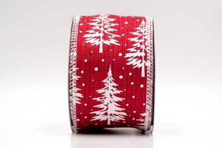 Rood_Sneeuwachtige Kerst Dennenboom Draadlint_KF9507GC-7-1