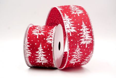 Rood_Sneeuwachtige Kerst Dennenboom Draadlint_KF9507GC-7-1