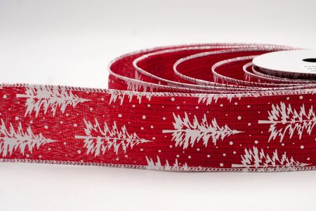 Rood_Sneeuwachtige Kerst Dennenboom Draadlint_KF9507GC-7-1