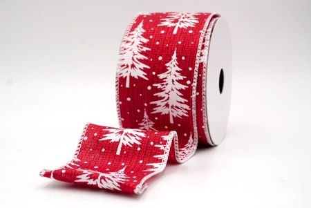 Rood_Sneeuwachtige Kerst Dennenboom Draadlint_KF9507GC-7-1