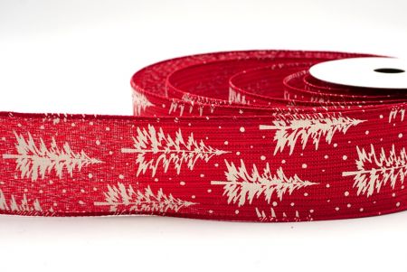 Donkerrood_Sneeuwachtige Kerst Dennenboom Draadlint_KF9507GC-8-169