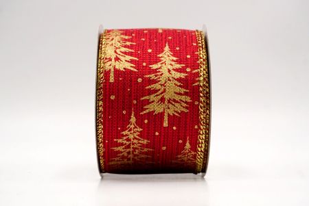 Rood_Sneeuwachtige Kerst Dennenboom Draadlint_KF9508G-7