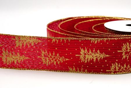 Rood_Sneeuwachtige Kerst Dennenboom Draadlint_KF9508G-7