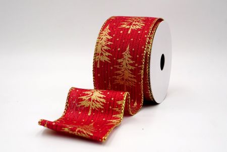 Rood_Sneeuwachtige Kerst Dennenboom Draadlint_KF9508G-7