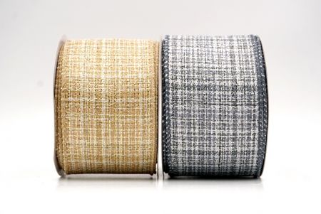 Festive Solid Colors Wired Ribbon_KF9509