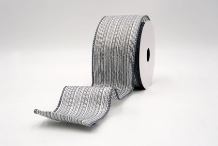 Gray_Festive Solid Colors Wired Ribbon_KF9510GC-50-123