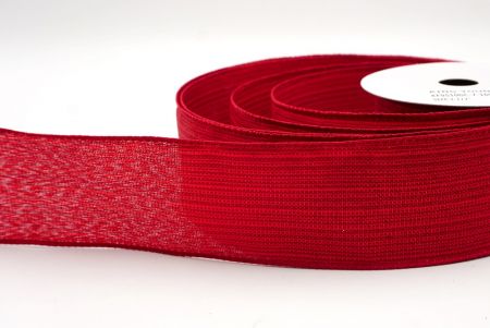 Red_Festive Solid Colors Wired Ribbon_KF9510GC-7-169
